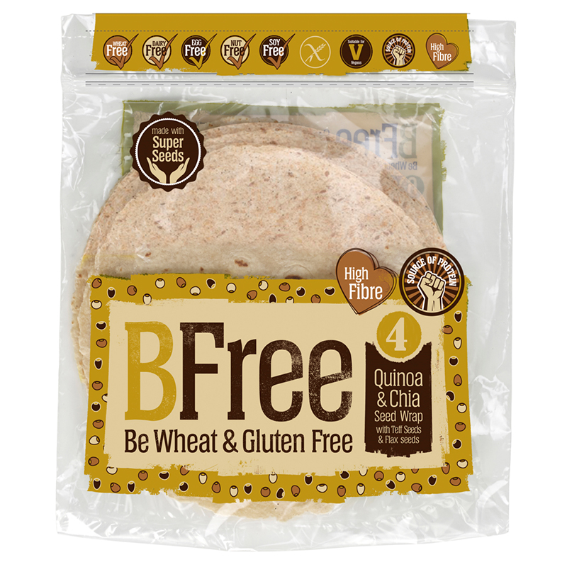 Wraps Fullkorn Glutenfria 4 x 42g - 47% rabatt