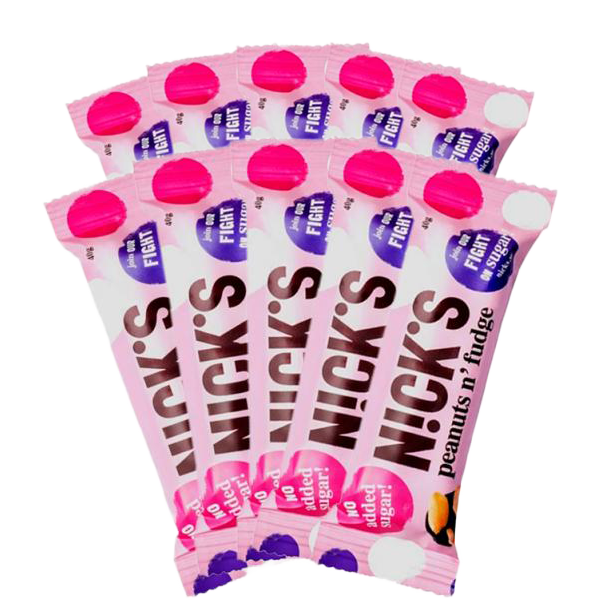 Jordnötsbar Fudge 10-pack - 46% rabatt