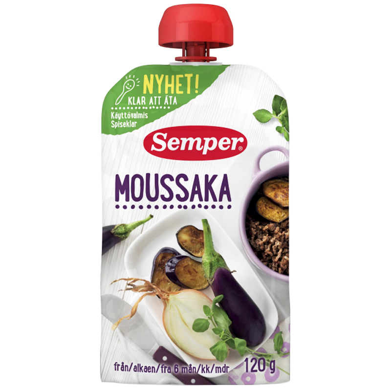 Barnmat Moussaka 120g - 46% rabatt