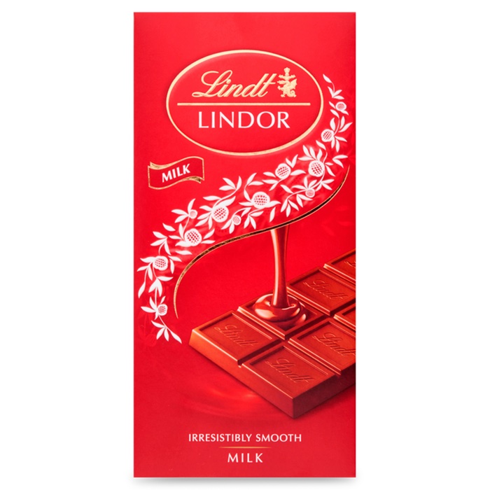 Lindor Milk Chocolate Bar 100g