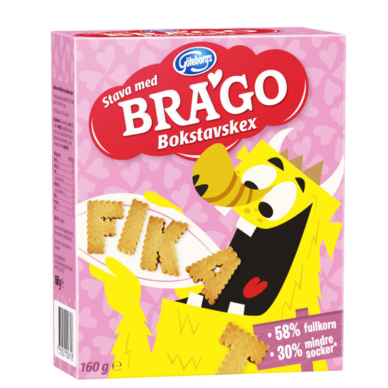 Bokstavskex 160g - 74% rabatt