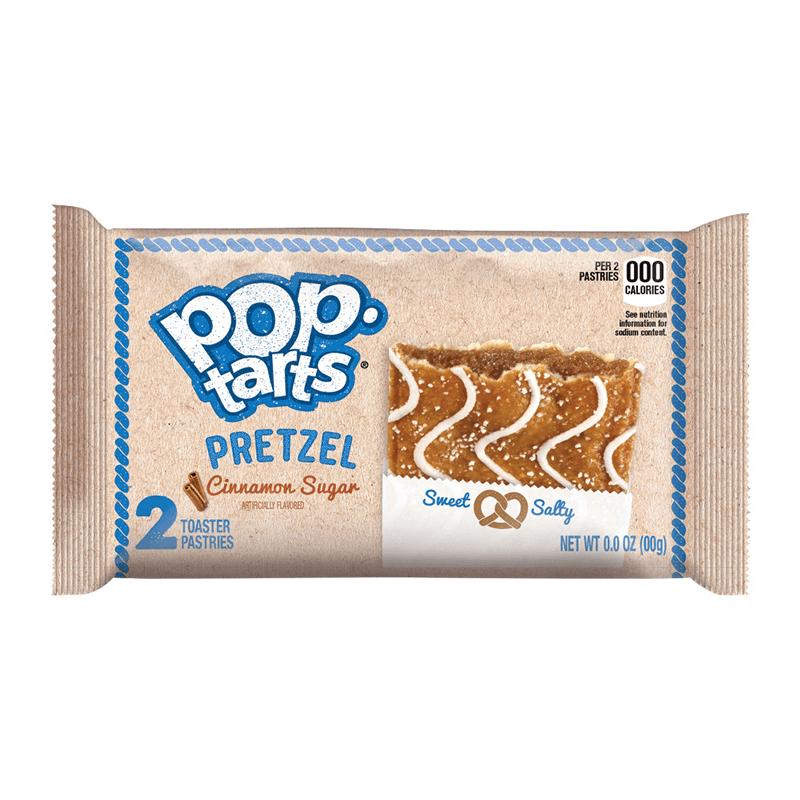 Kelloggs Pop-Tarts Pretzel Cinnamon Sugar 2-pack 96g
