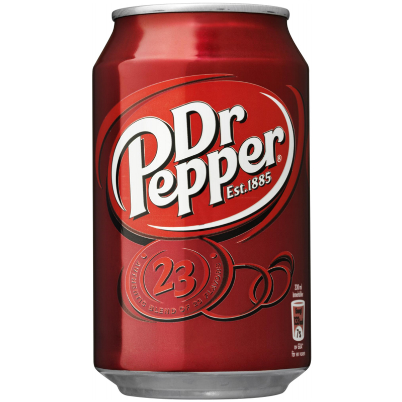 Läsk "Dr Pepper" 330ml - 40% rabatt