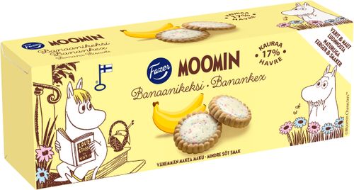 Moomin Kex Banan 125g