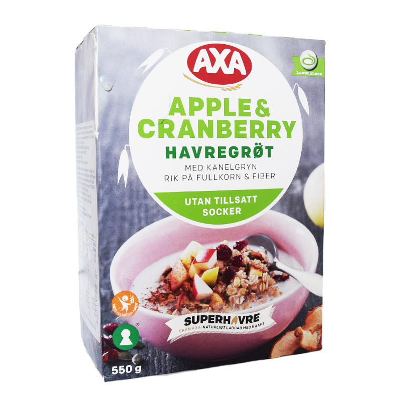 Havregröt Äpple & Tranbär 550g - 75% rabatt