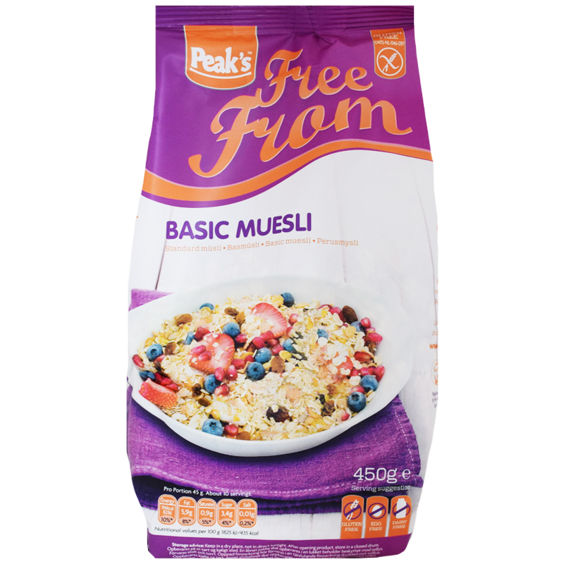Müsli "Basic" 450g - 40% rabatt