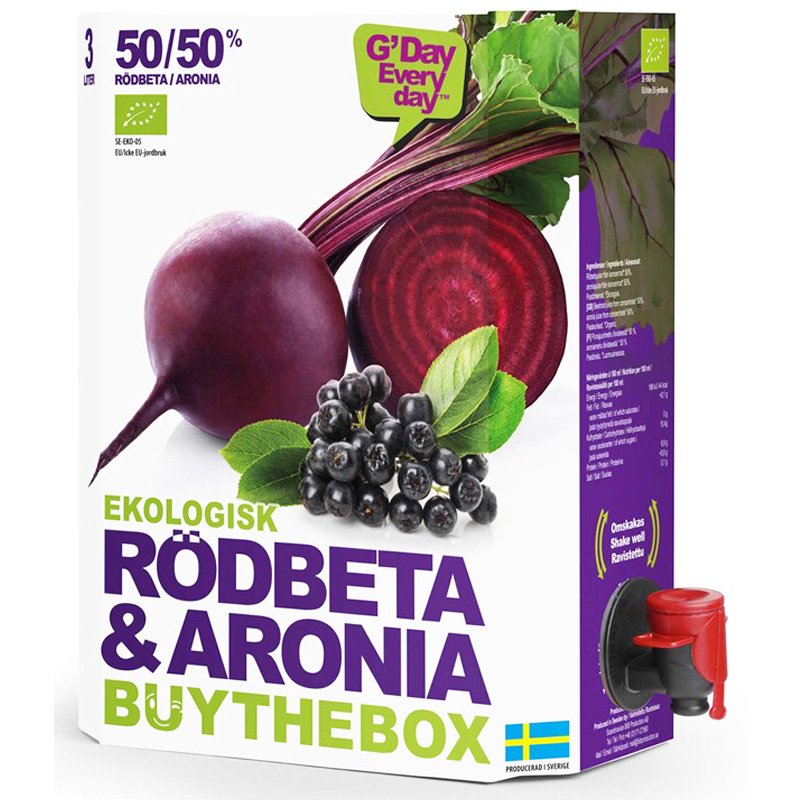 Eko Juice Rödbeta & Aronia - 22% rabatt