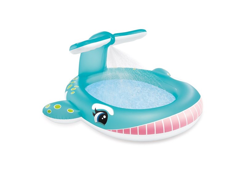 INTEX Uppblåsbar Pool Sprayande Val 200L