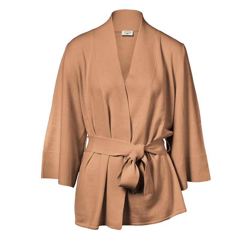 Loungewear cardigan Merinoull Kamel Stl S/M - 67% rabatt