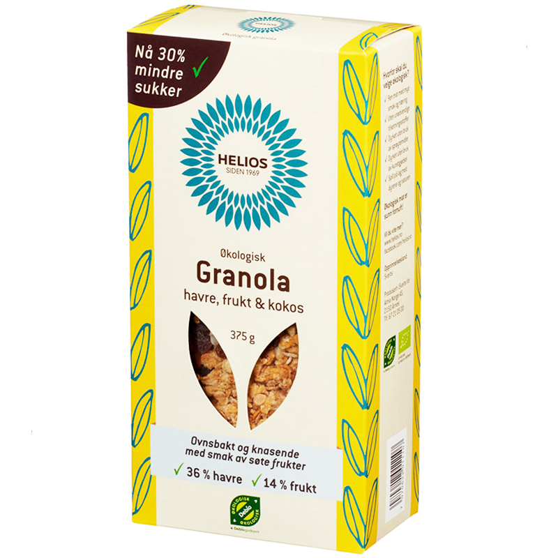 Granola Havre, Frukt & Kokos 375g - 34% rabatt