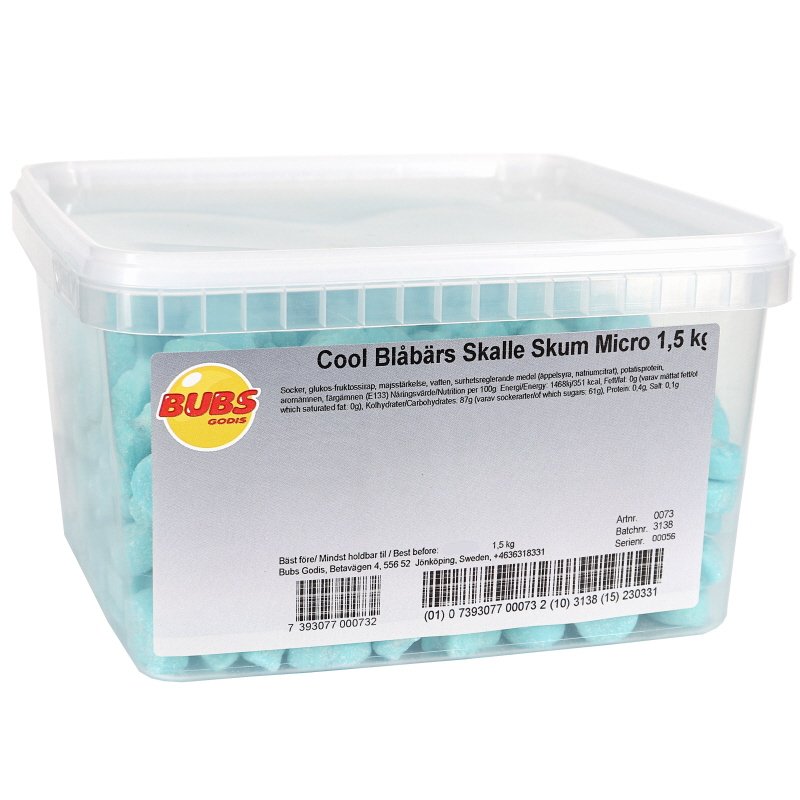 Cool Blåbär Skalle Skum Micro - 20% rabatt