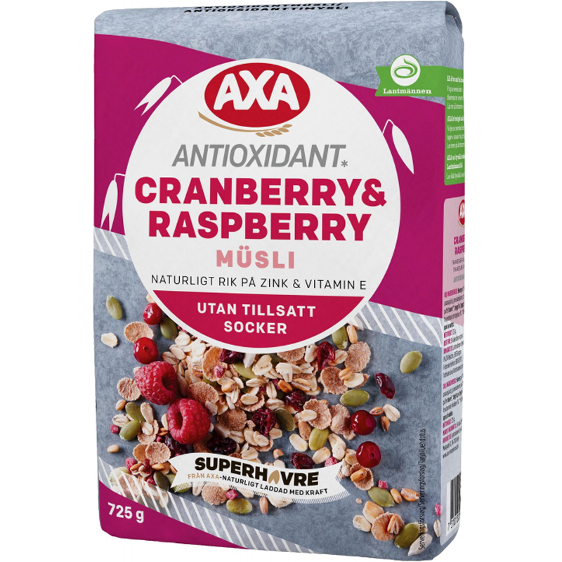 Müsli Tranbär & Hallon - 36% rabatt