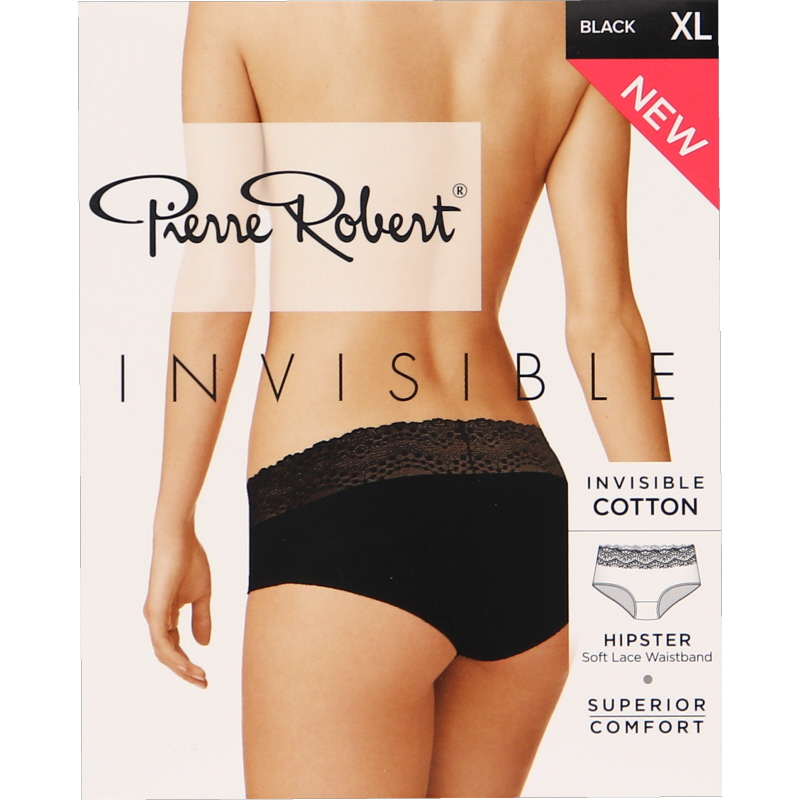 Bomull Hipster Svart Spets Stl XL - 59% rabatt