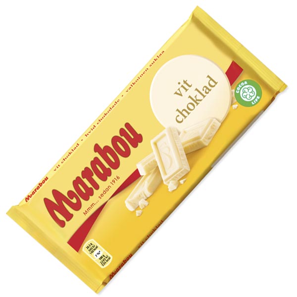 Marabou Vit Choklad - 185g
