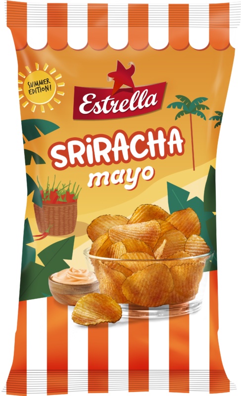 Estrella Sriracha Mayo Chips 250g