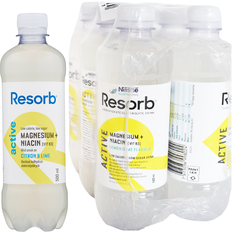 Active vätskeersättning Citron & lime 6-pack - 81% rabatt
