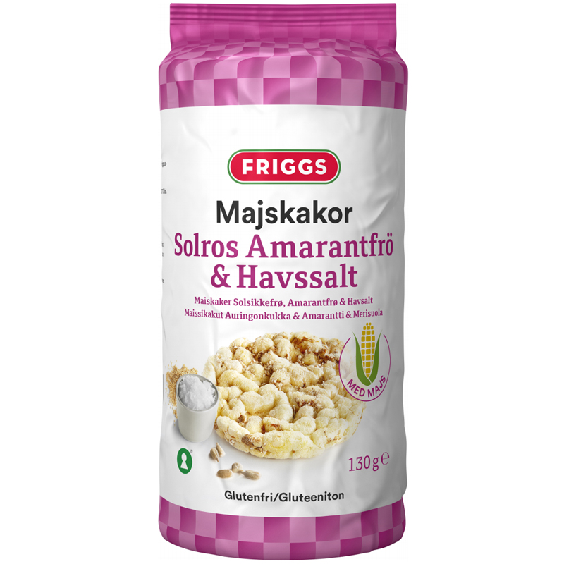 Majskakor Solros, Amarantfrö & Havssalt - 44% rabatt