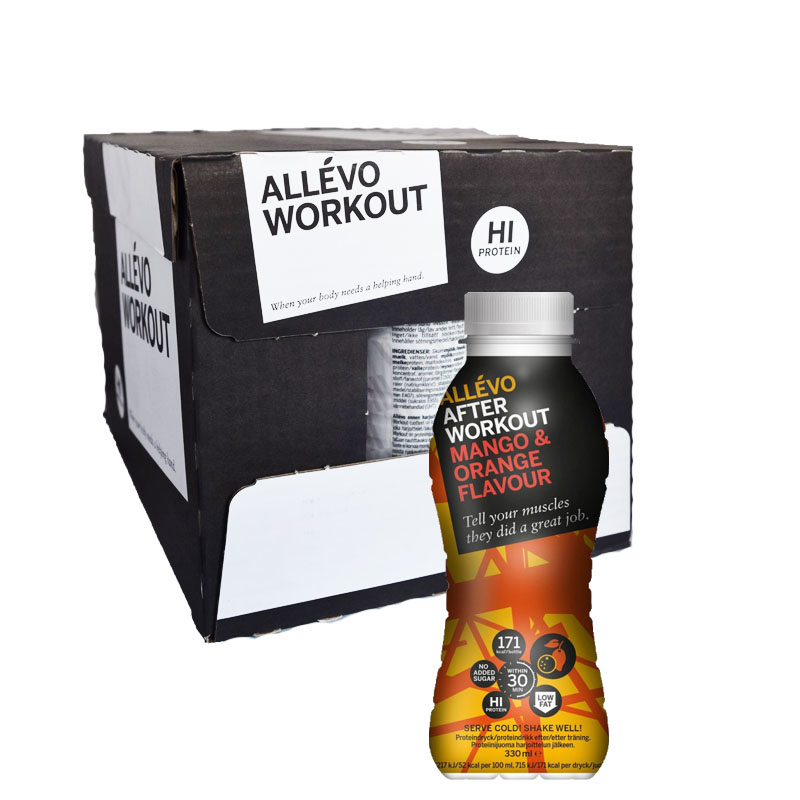Hel Låda Proteindryck Mango & Apelsin 12 x 300 ml - 86% rabatt