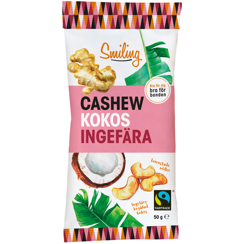 Cashewnötter Kokos & Ingefära - 12% rabatt