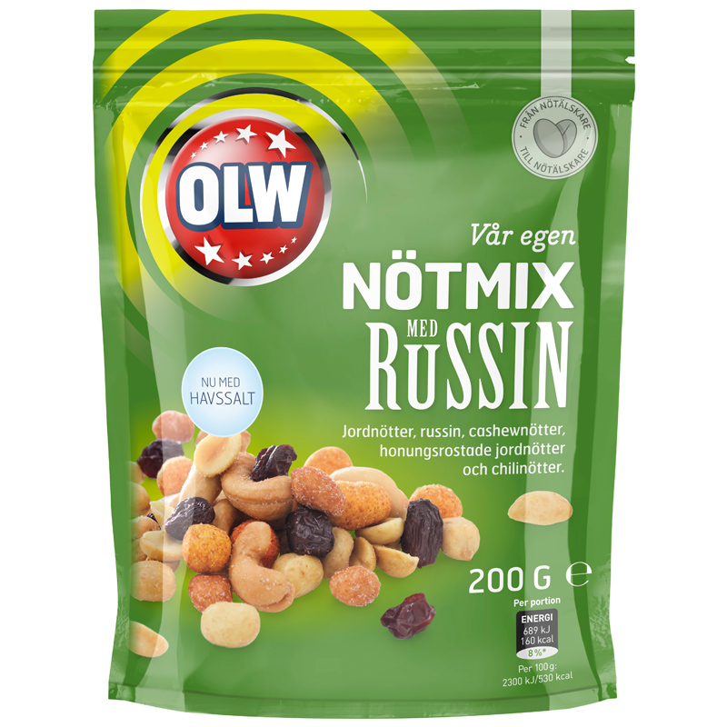Nötmix Russin - 64% rabatt