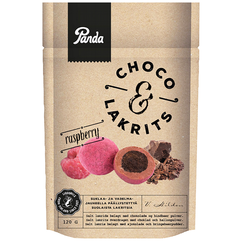 Chokladlakrits Raspberry - 32% rabatt