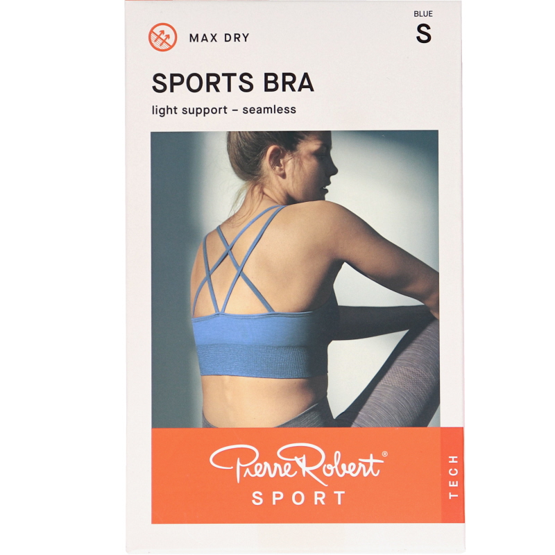 Sport-BH Light Support Hydro Blue Stlk S - 65% rabatt