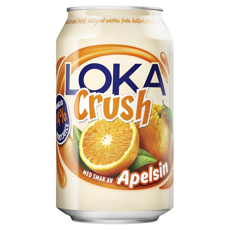 Loka "Crush" Apelsin 33cl - 22% rabatt