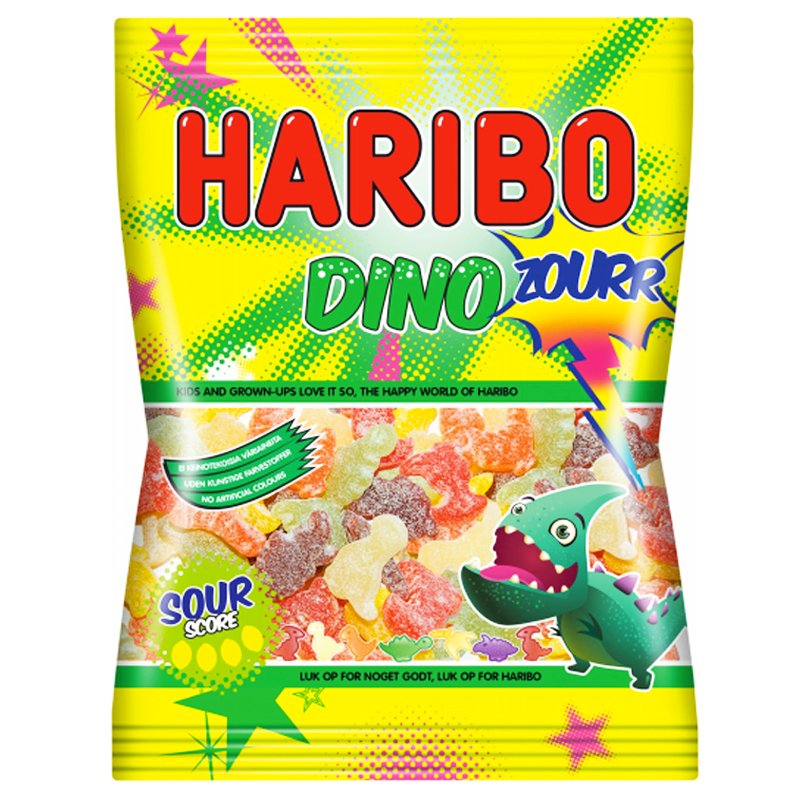 Godis "Dino Zourr" 72g - 21% rabatt