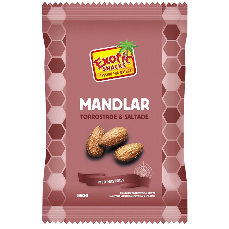 Mandlar Torrostade & Saltade - 27% rabatt