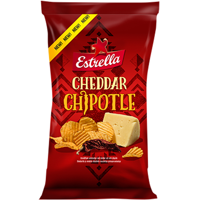 Chips Cheddar & Chipotle 175g - 15% rabatt