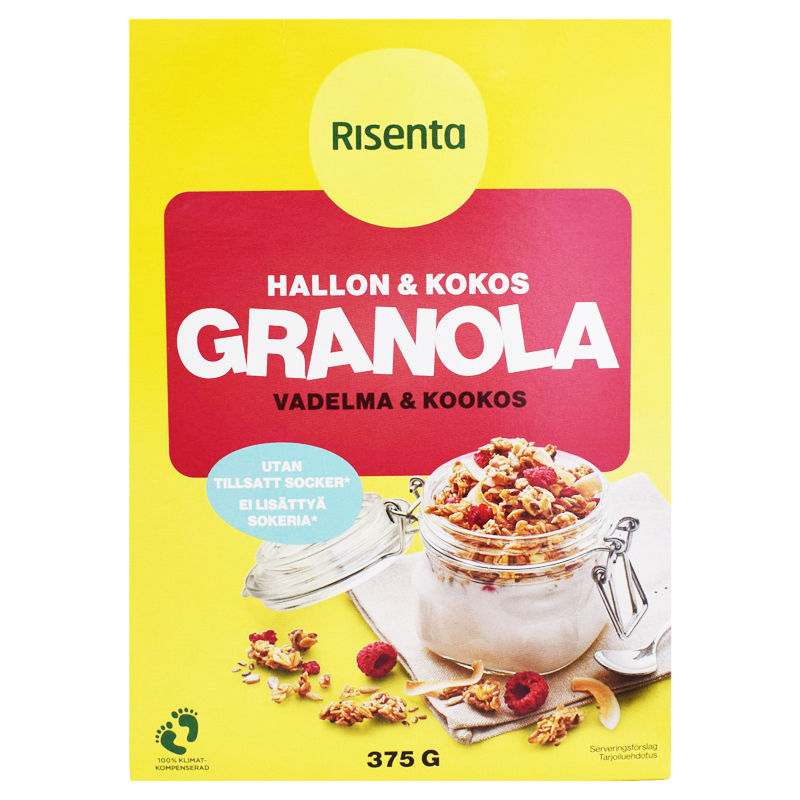 Granola Hallon & Kokos 375g - 27% rabatt