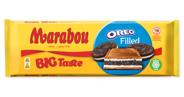 Marabou Big Taste Oreo Filled 320g