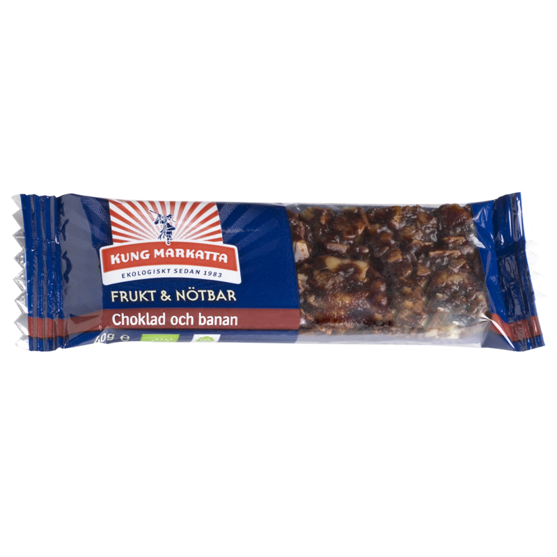 Eko Frukt & Nötbar Choklad Banan 40g - 19% rabatt