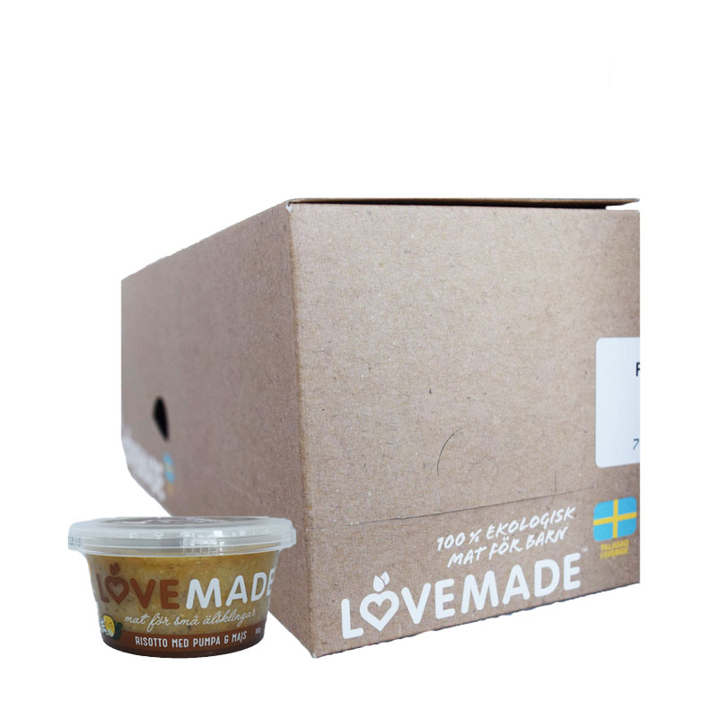 Hel Låda Barnmat Risotto Pumpa & Majs 6 x 180g - 28% rabatt