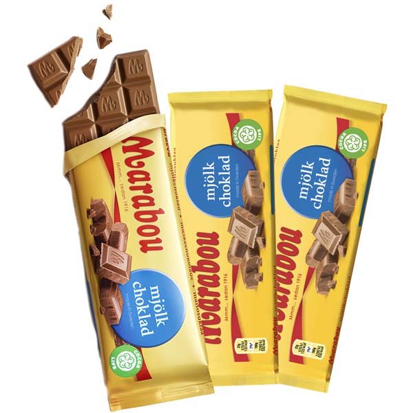 Marabou Mjölkchoklad 100g x 3 st