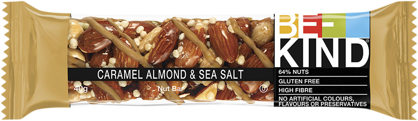 Be-Kind Caramel Almond & Sea Salt 40g