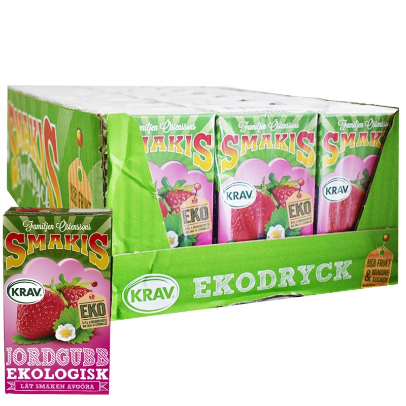Eko Fruktdryck Jordgubb 27-pack - 20% rabatt