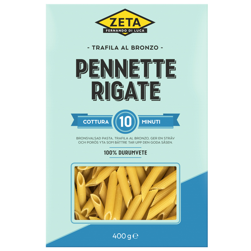Pasta "Pennette Rigate" 400g - 22% rabatt