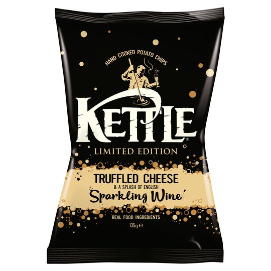 Kettle Truffled Cheese & Splash English Sparkling Wine Chips 135g
