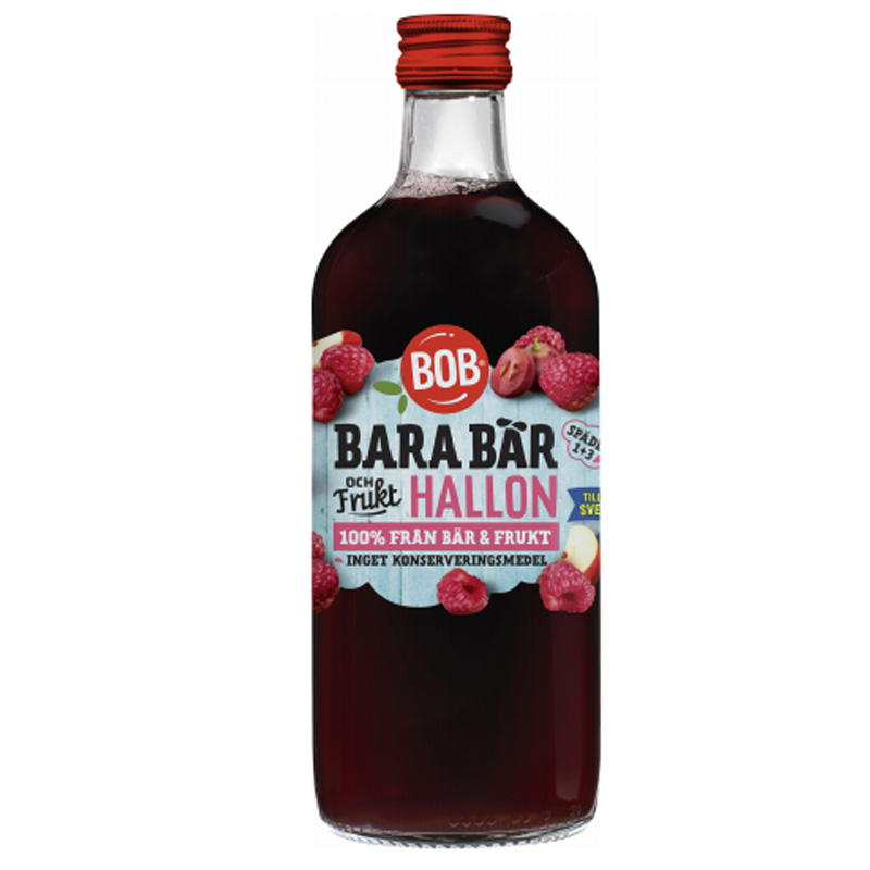 Saft Bara Bär Hallon - 33% rabatt