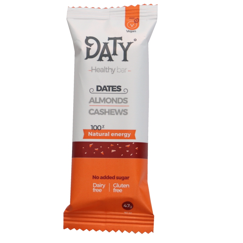 Vegansk bar Dadlar, mandel & cashew - 18% rabatt