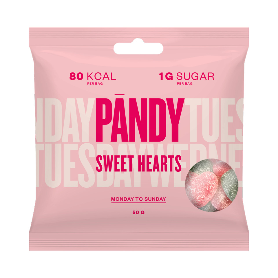Pandy Sweet Hearts 50g