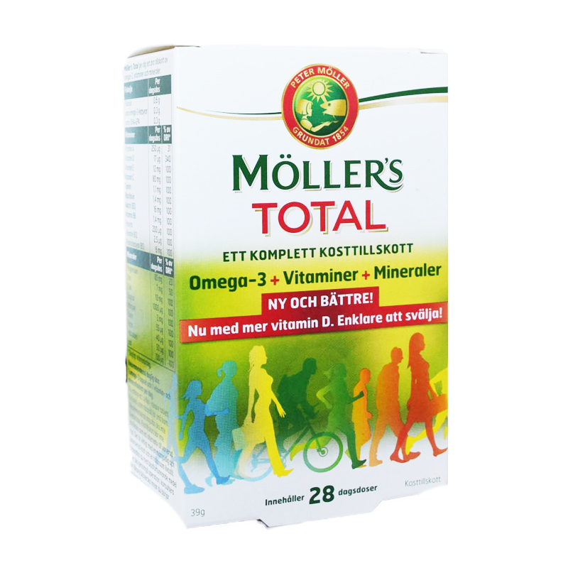 Kosttillskott Möllers Total - 75% rabatt
