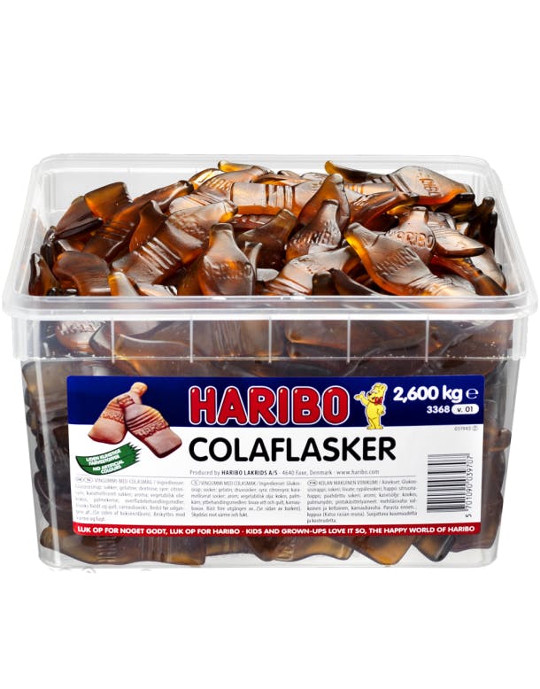 Haribo Colaflaskor 2,4kg