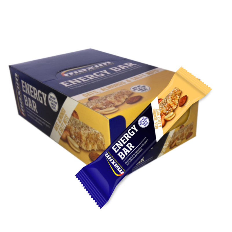 Energibar Havre, Mandlar & Salta Nötter 25-pack - 64% rabatt