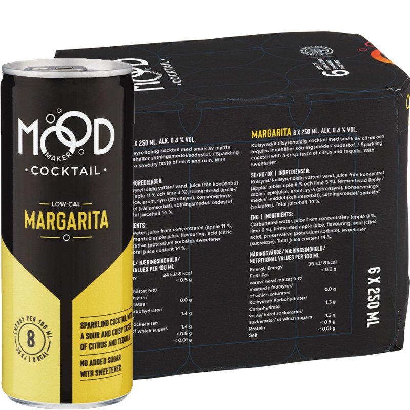 Dryck Cocktail "Margarita" 6 x 250ml - 34% rabatt