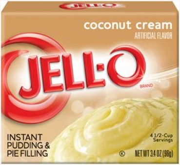 Jello Instant Pudding - Coconut Cream