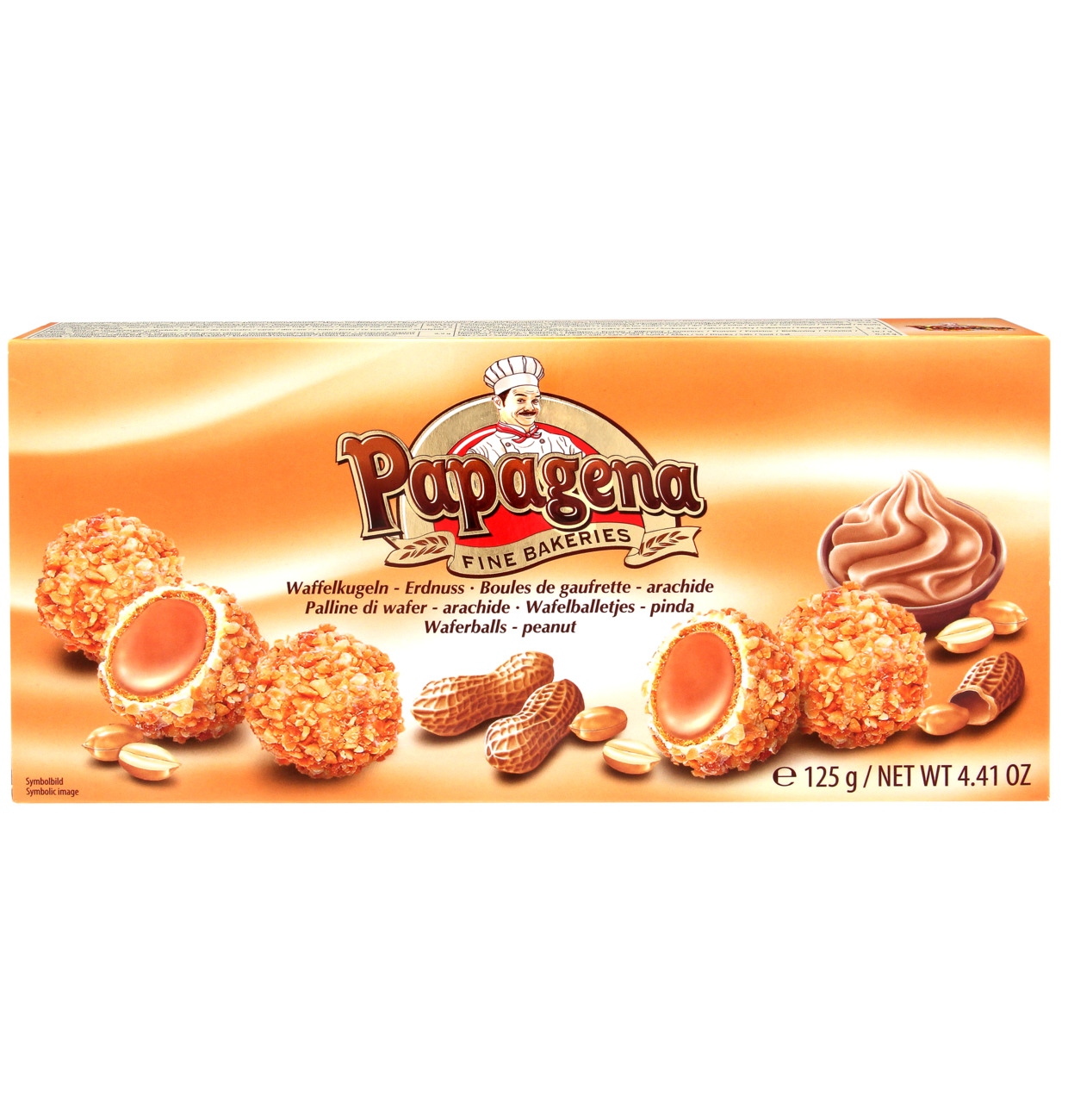 Papagena rånbollar med jordnötter 120g