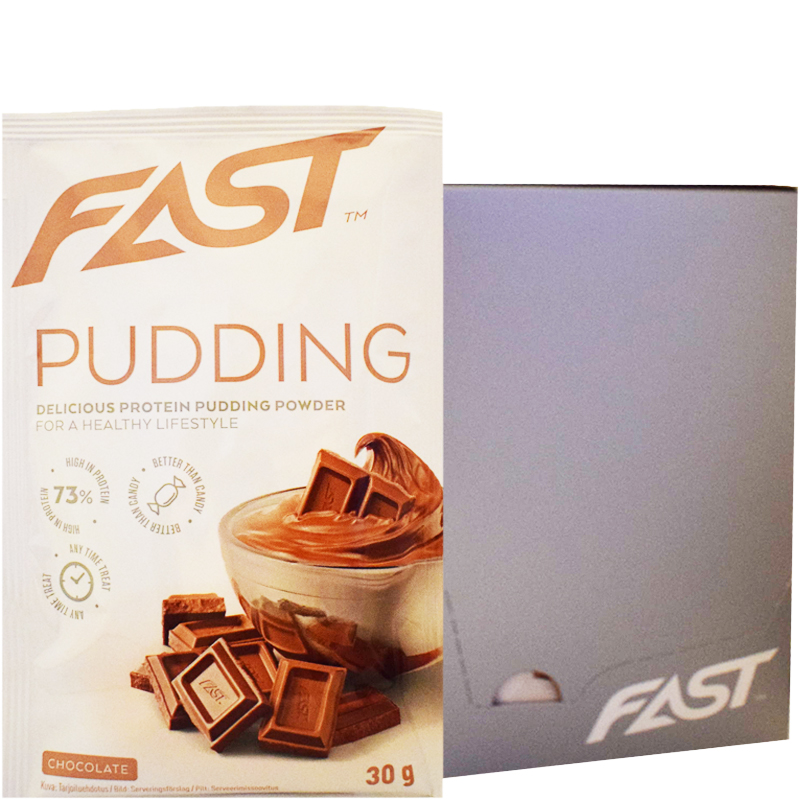 Hel Låda Proteinpudding "Chocolate" 20 x 30g - 91% rabatt