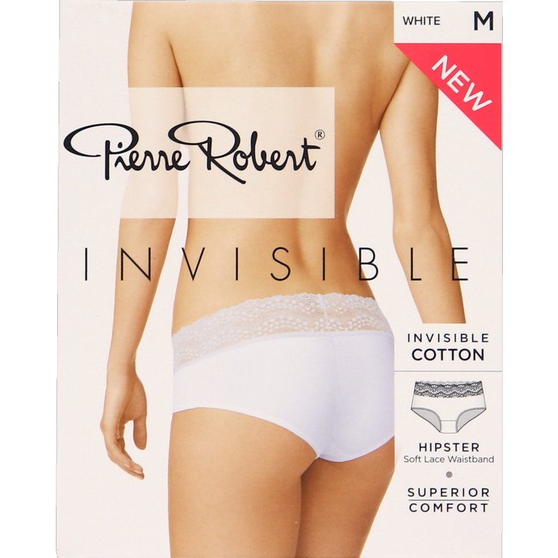 Bomull Hipster Vit Spets Stl M - 62% rabatt